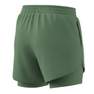 Women Aeroready Training Minimal Two-In-One Shorts, Green, A701_ONE, thumbnail image number 10