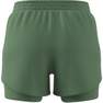 Women Aeroready Training Minimal Two-In-One Shorts, Green, A701_ONE, thumbnail image number 12