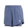 Women Aeroready Training Minimal Two-In-One Shorts, Blue, A701_ONE, thumbnail image number 0