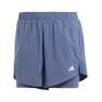 Women Aeroready Training Minimal Two-In-One Shorts, Blue, A701_ONE, thumbnail image number 1