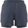 Women Aeroready Training Minimal Two-In-One Shorts, Blue, A701_ONE, thumbnail image number 8