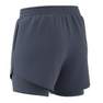 Women Aeroready Training Minimal Two-In-One Shorts, Blue, A701_ONE, thumbnail image number 12