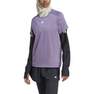 Women Aeroready Train Essentials Crewneck T-Shirt, Purple, A701_ONE, thumbnail image number 0