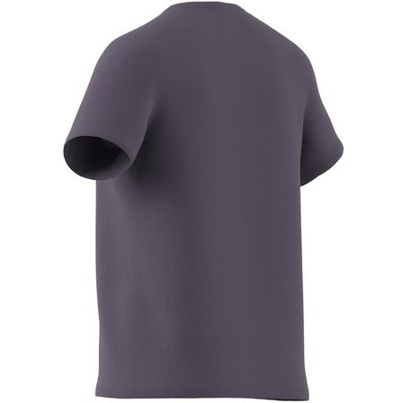 Women Aeroready Train Essentials Crewneck T-Shirt, Purple, A701_ONE, large image number 9