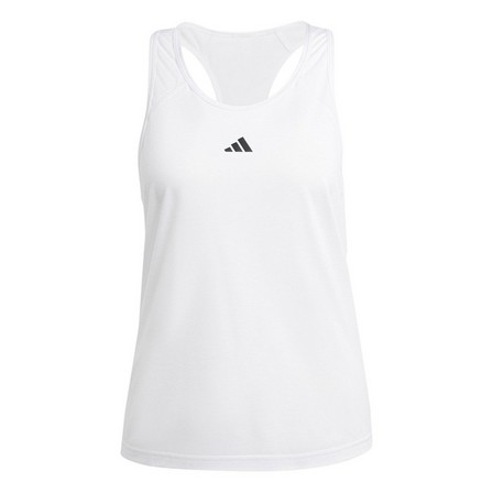 Women Train Essentials Racerback Tank Top, White, A701_ONE, large image number 2