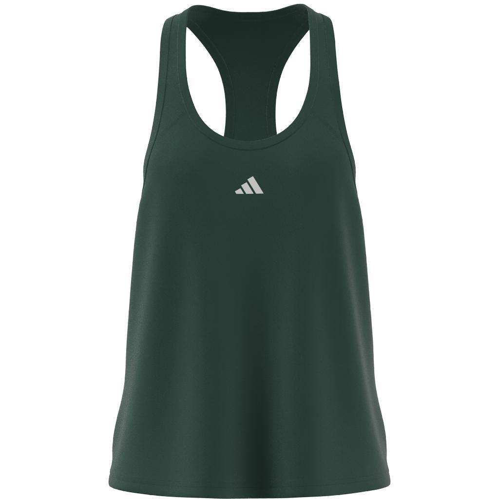 Train Essentials Minimal Branding Racerback Tank Top, White, , large image number 9