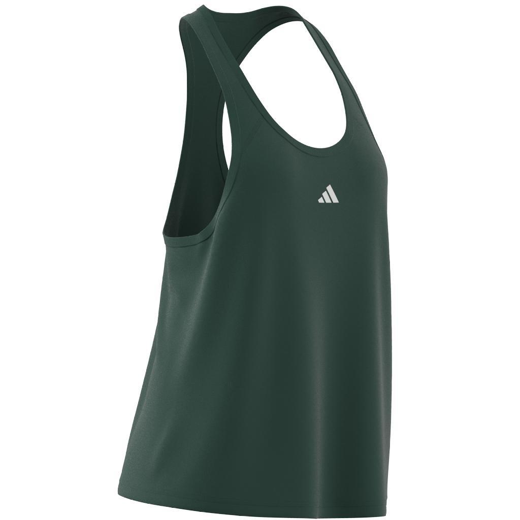 Train Essentials Minimal Branding Racerback Tank Top, White, , large image number 10