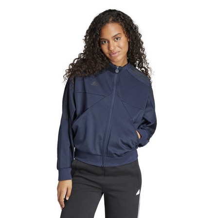 Women Tiro Track Top, Navy, A701_ONE, large image number 0
