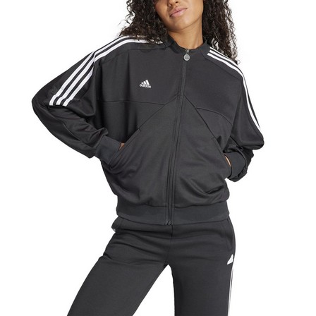 Women Tiro Track Top, Black, A701_ONE, large image number 2