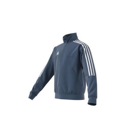 Kids Unisex Tiro Track Top, Blue, A701_ONE, large image number 11