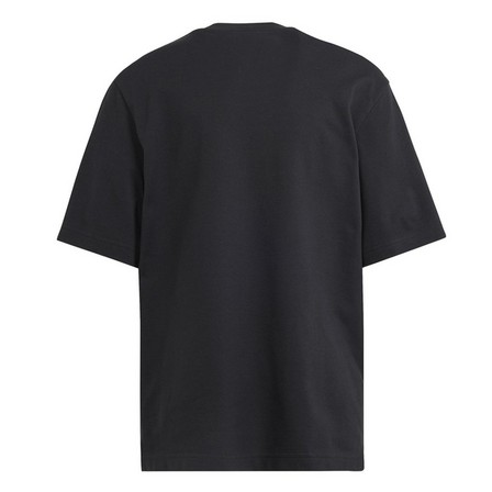 Kids Unisex Future Icons Logo Pique T-Shirt, Black, A701_ONE, large image number 2