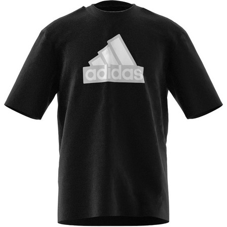 Kids Unisex Future Icons Logo Pique T-Shirt, Black, A701_ONE, large image number 7