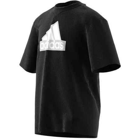 Kids Unisex Future Icons Logo Pique T-Shirt, Black, A701_ONE, large image number 13