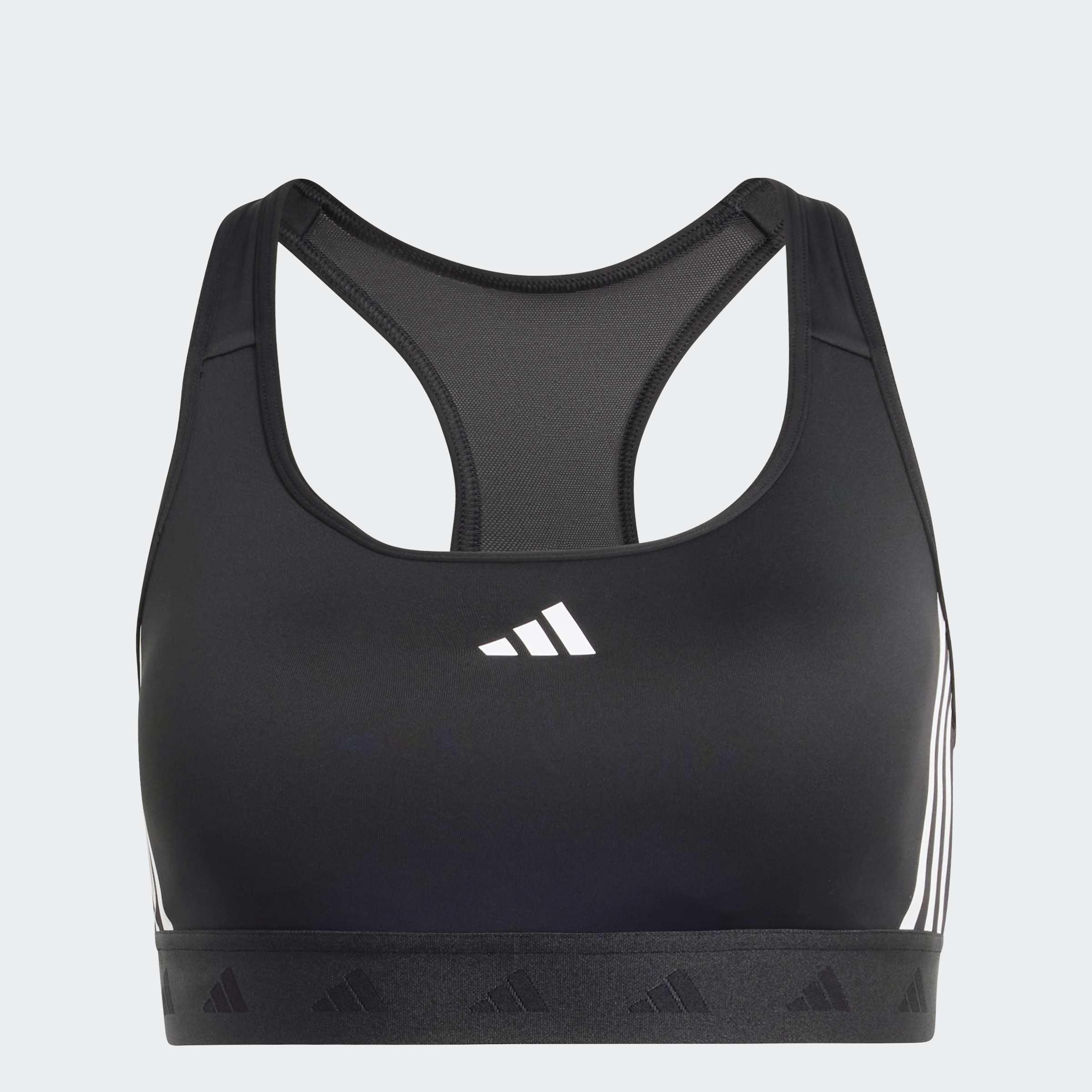 Powerreact Training Medium-Support Hyperglam Bra, Black