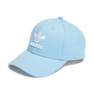 Unisex Trefoil Baseball Cap, Blue, A701_ONE, thumbnail image number 0