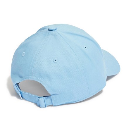 Unisex Trefoil Baseball Cap, Blue, A701_ONE, large image number 1