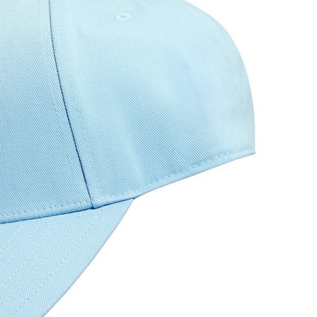 Unisex Trefoil Baseball Cap, Blue, A701_ONE, large image number 3
