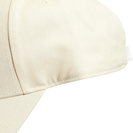 Unisex Trefoil Baseball Cap, White, A701_ONE, large image number 2