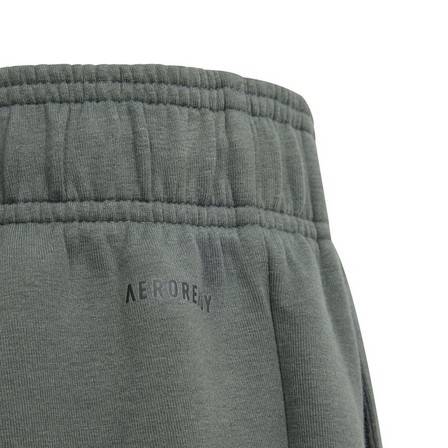 Kids Unisex Z.N.E. Doubleknit Shorts Kids, Grey, A701_ONE, large image number 6