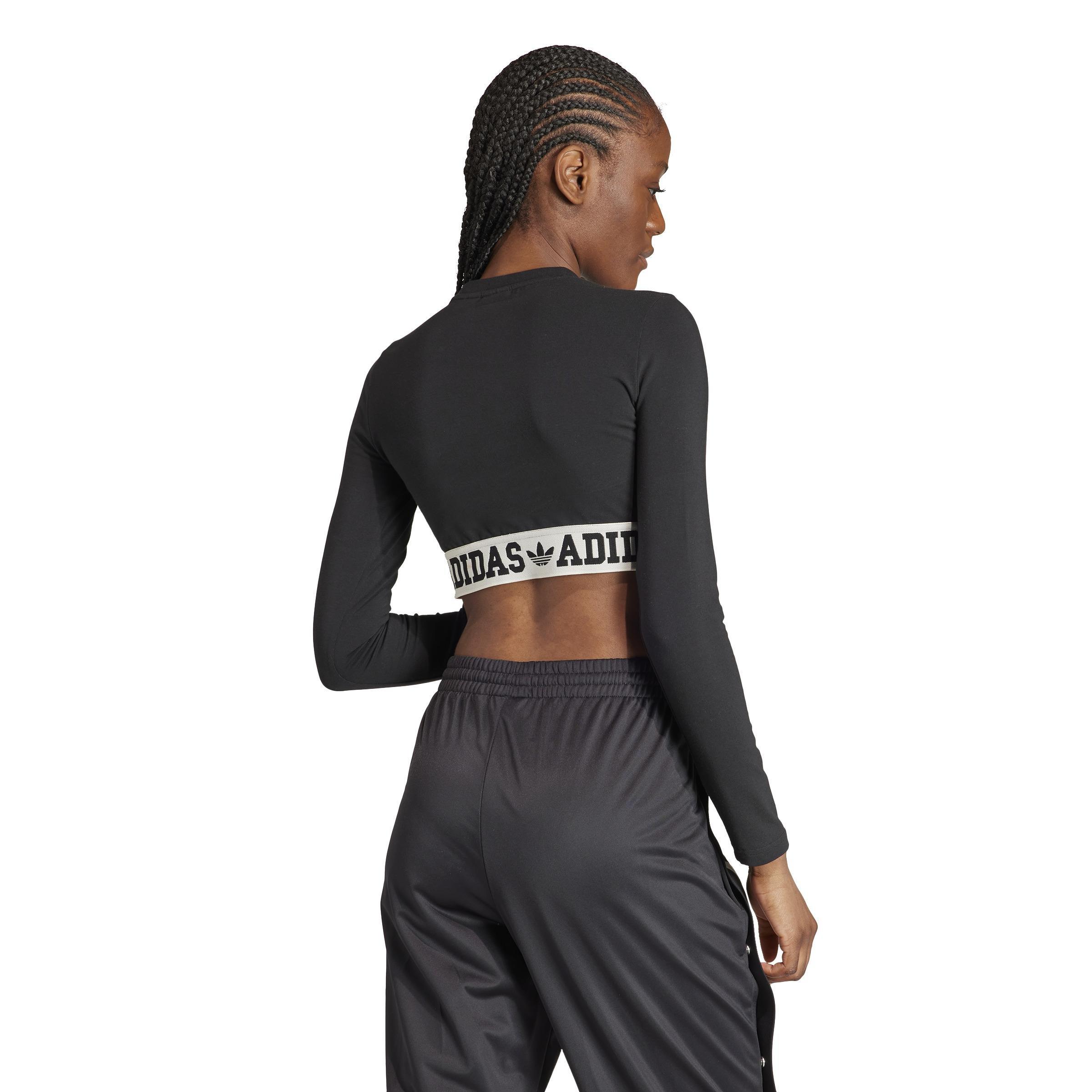 Women Neutral Court Graphic Long Sleeve T-Shirt, Black, A701_ONE, large image number 3