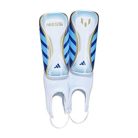 adidas - Kids Unisex Messi Match Shin Guards Kids, White