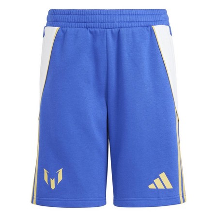 Kids Unisex Pitch 2 Street Messi Sportswear Shorts, Blue, A701_ONE, large image number 0