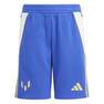 Kids Unisex Pitch 2 Street Messi Sportswear Shorts, Blue, A701_ONE, thumbnail image number 0