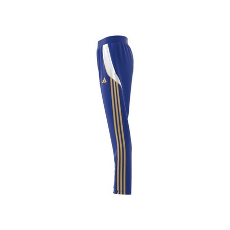 Kids Unisex Pitch 2 Street Messi Tracksuit Bottoms, Blue, A701_ONE, large image number 9