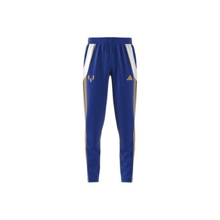 Kids Unisex Pitch 2 Street Messi Tracksuit Bottoms, Blue, A701_ONE, large image number 10