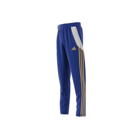 Kids Unisex Pitch 2 Street Messi Tracksuit Bottoms, Blue, A701_ONE, large image number 11