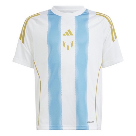 Kids Unisex Pitch 2 Street Messi Training Jersey, White, A701_ONE, large image number 0