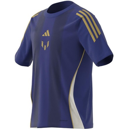 Kids Unisex Pitch 2 Street Messi Training Jersey, Blue, A701_ONE, large image number 6