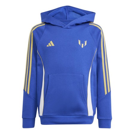 Kids Unisex Pitch 2 Street Messi Hoodie, Blue, A701_ONE, large image number 0