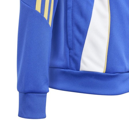 Kids Unisex Pitch 2 Street Messi Track Top, Blue, A701_ONE, large image number 3