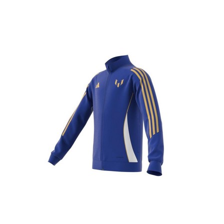 Kids Unisex Pitch 2 Street Messi Track Top, Blue, A701_ONE, large image number 10