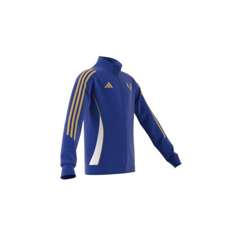 Kids Unisex Pitch 2 Street Messi Track Top, Blue, A701_ONE, large image number 11
