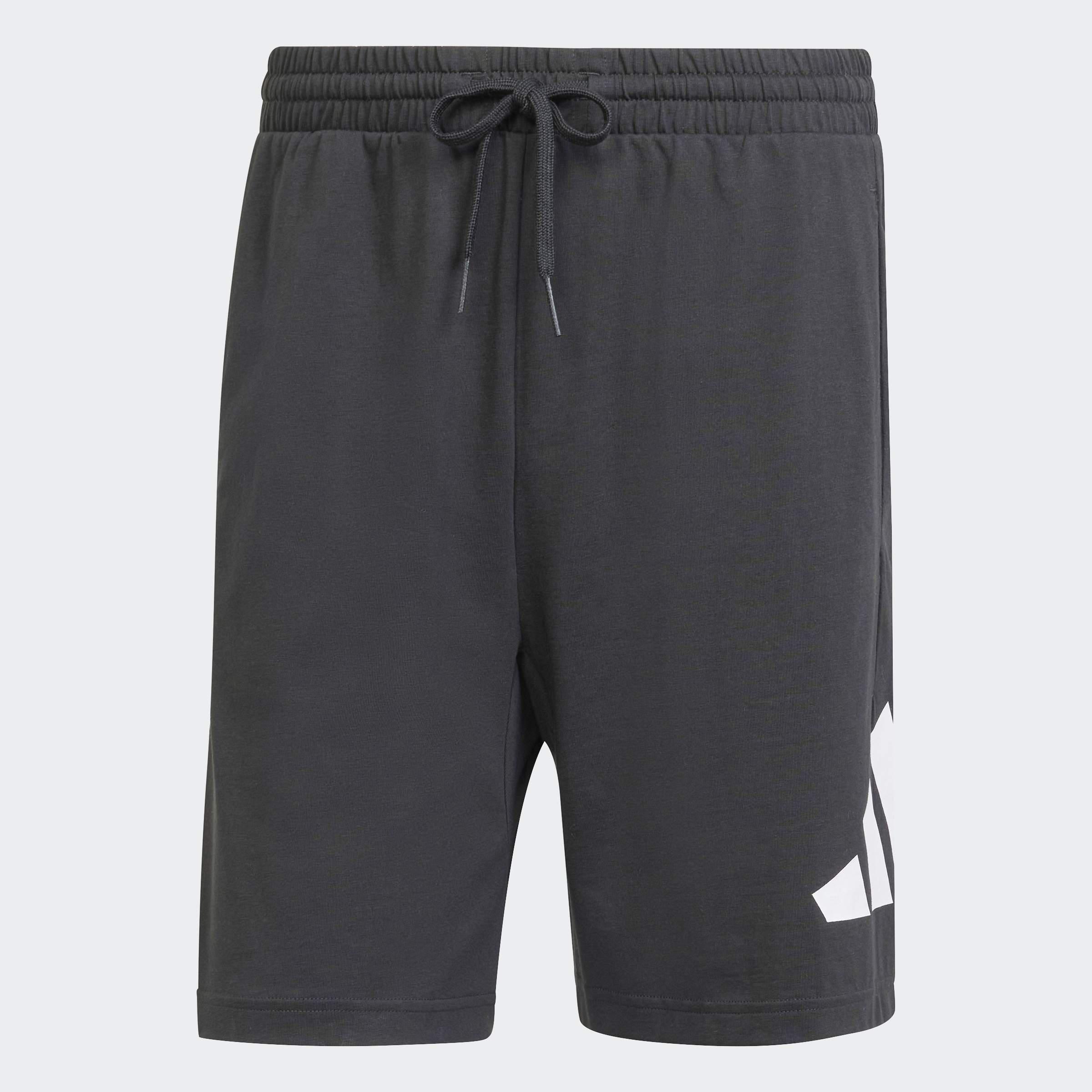 Essentials Big Logo Single Jersey Shorts, Black, A701_ONE, large image number 0