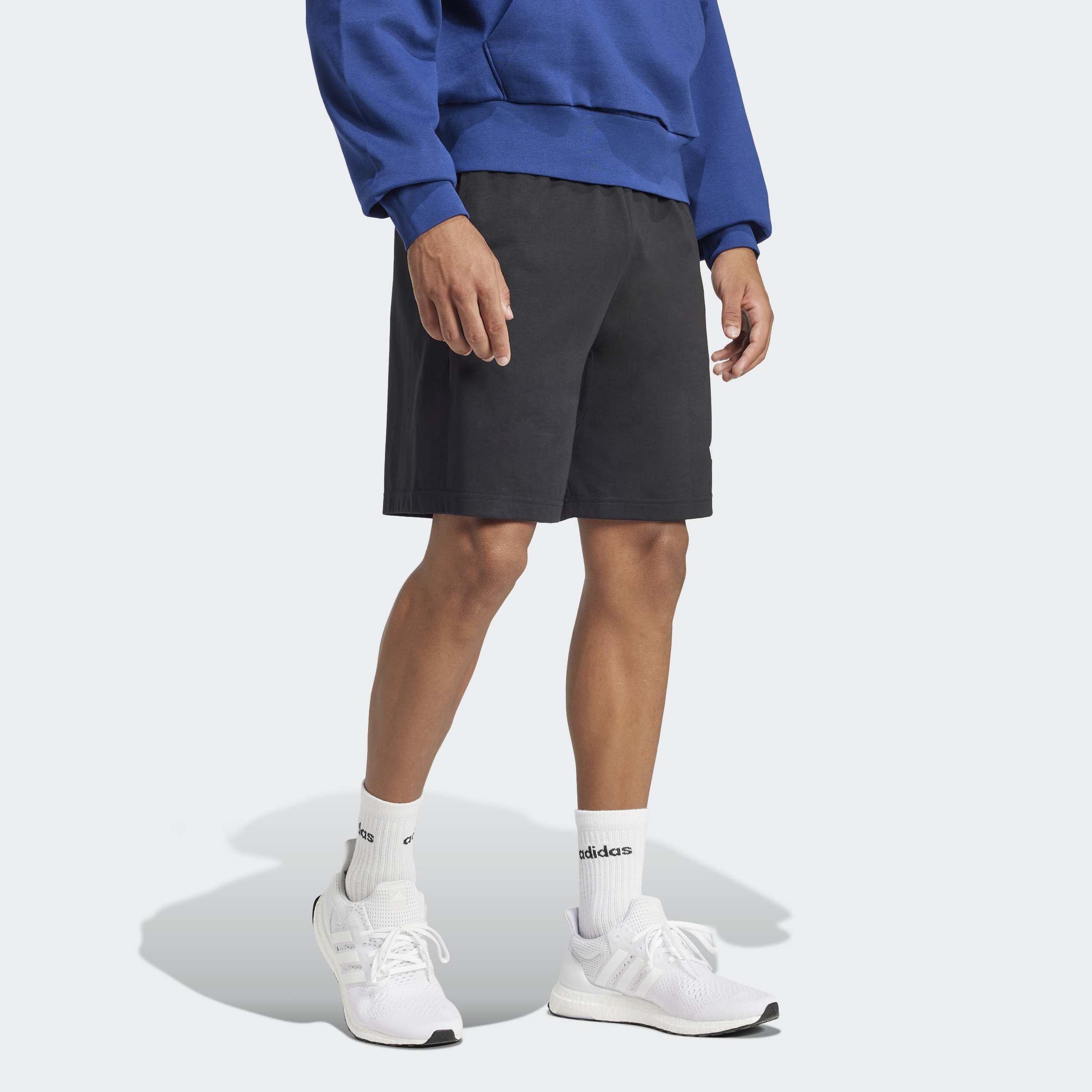 Essentials Big Logo Single Jersey Shorts, Black, A701_ONE, large image number 6
