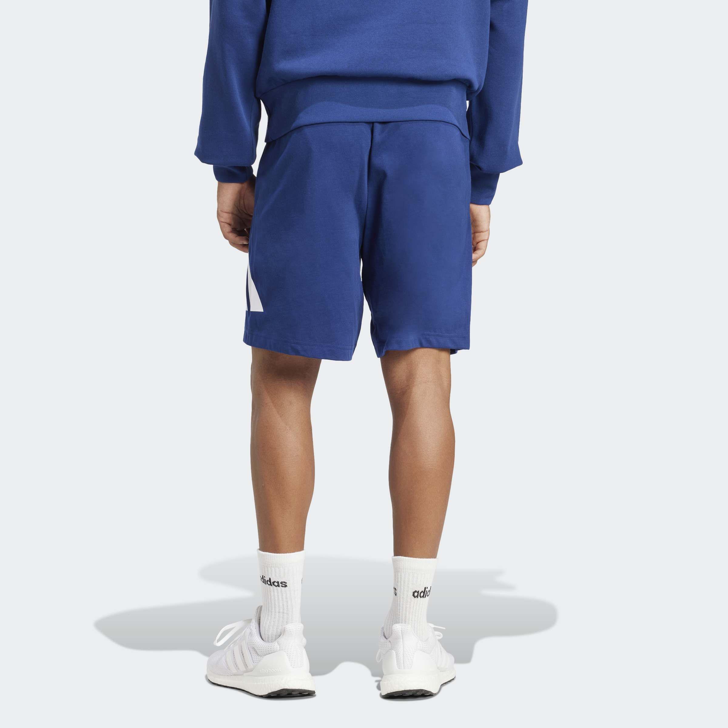 Essentials Big Logo Single Jersey Shorts, Blue, A701_ONE, large image number 1