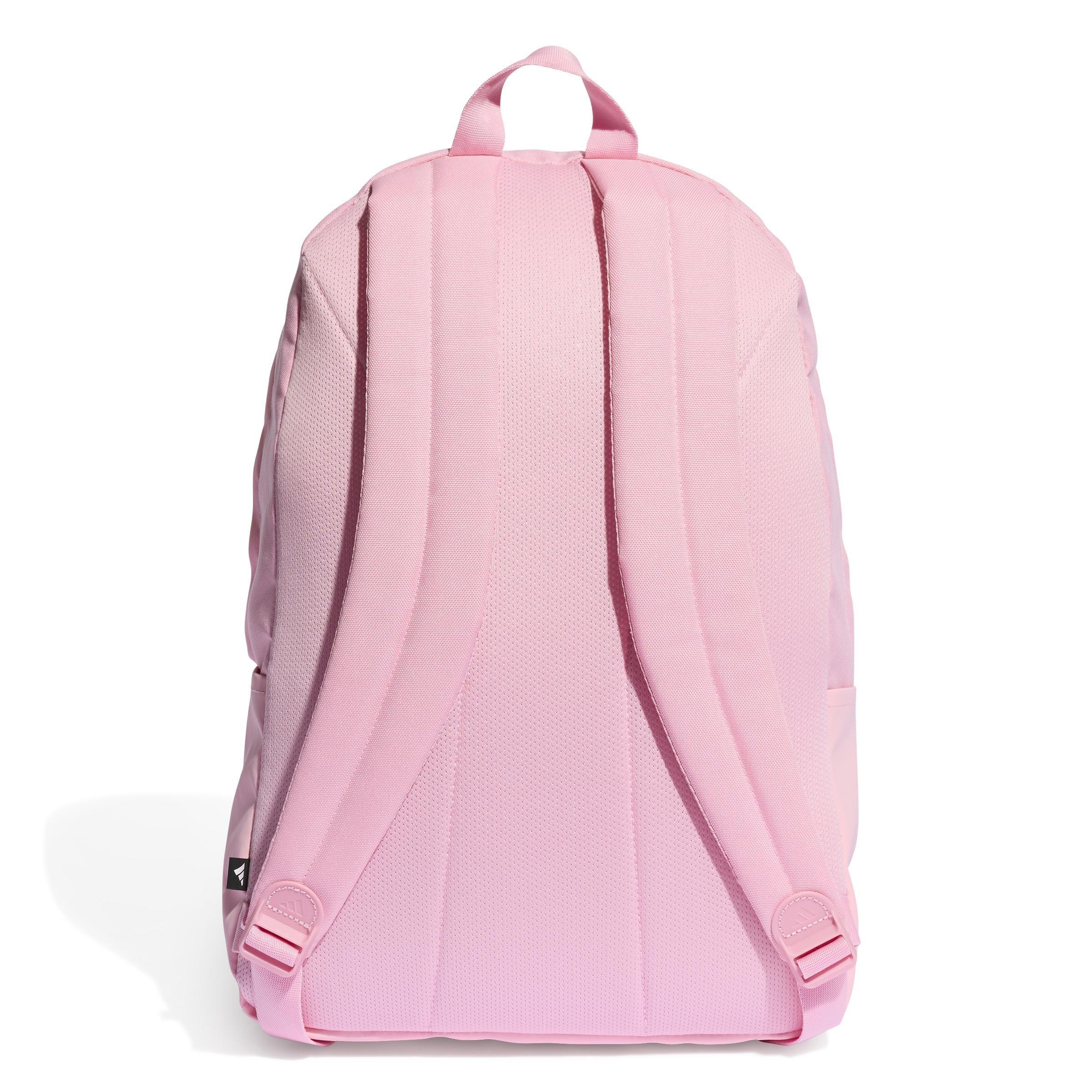 Unisex Classic Back-to-School 3-Stripes Backpack, Pink, A701_ONE, large image number 3