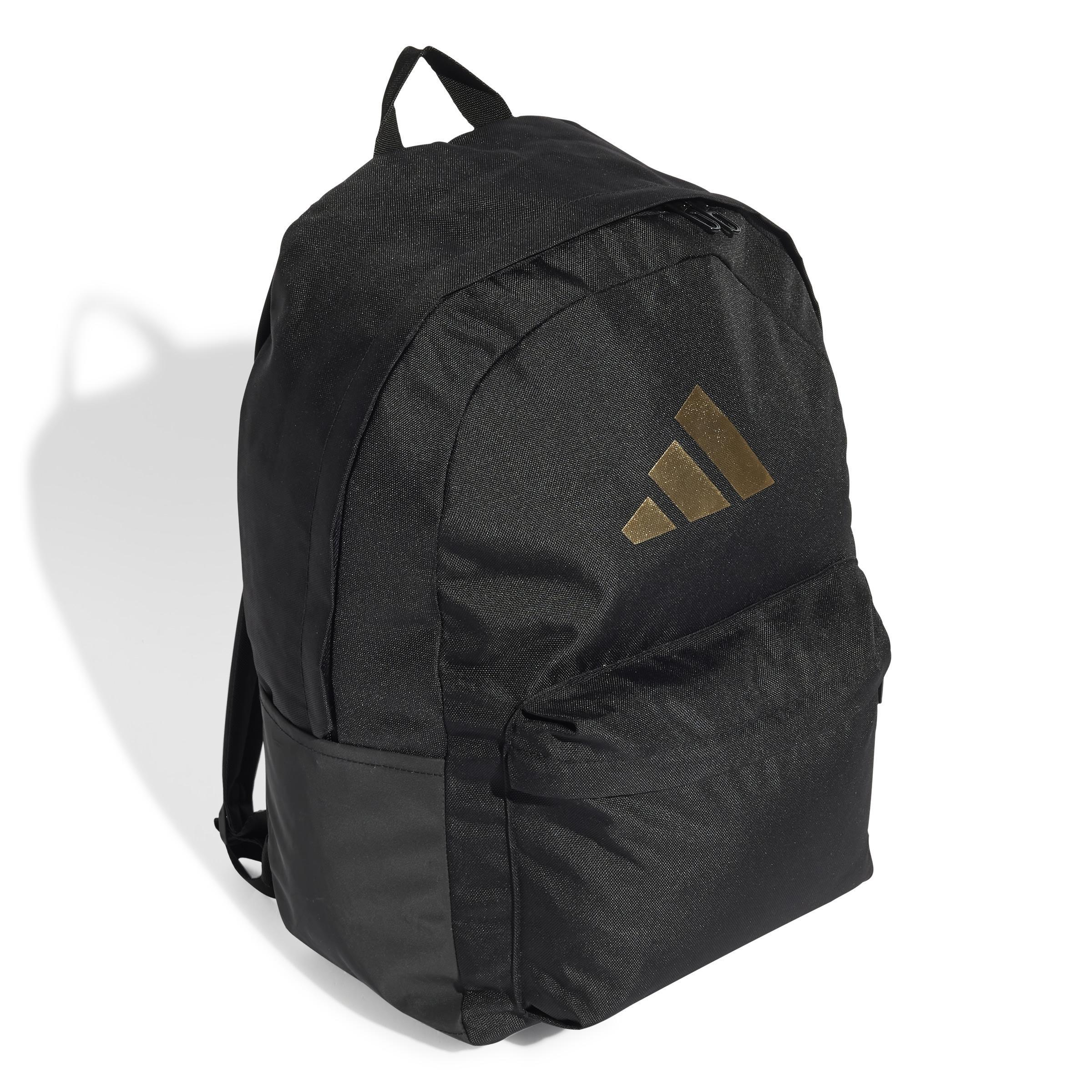 Unisex Classic 3 Bar Logo Backpack, Black, A701_ONE, large image number 1