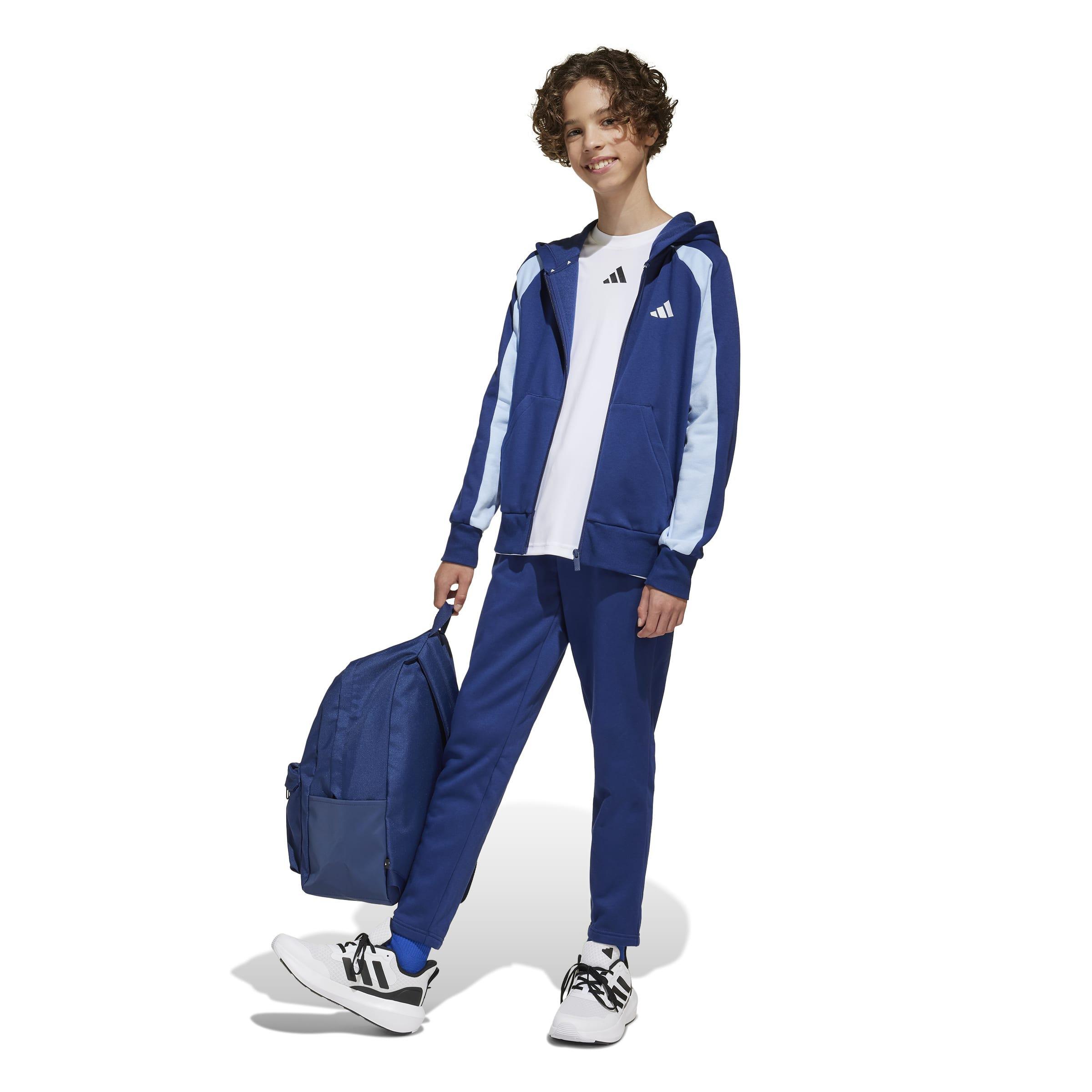 Unisex Classic 3 Bar Logo Backpack, Blue, A701_ONE, large image number 6