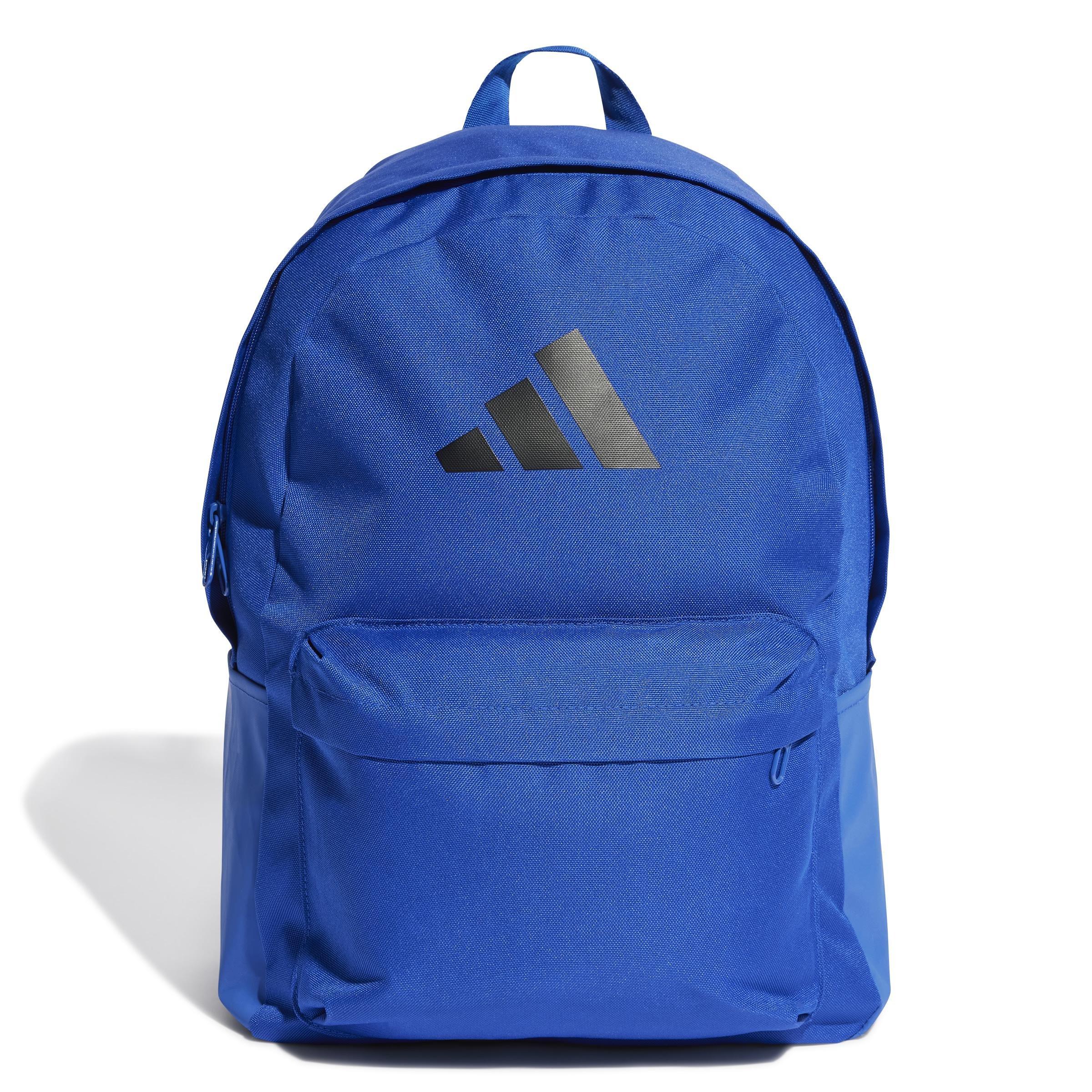 Unisex Classic 3 Bar Logo Backpack, Blue, A701_ONE, large image number 1