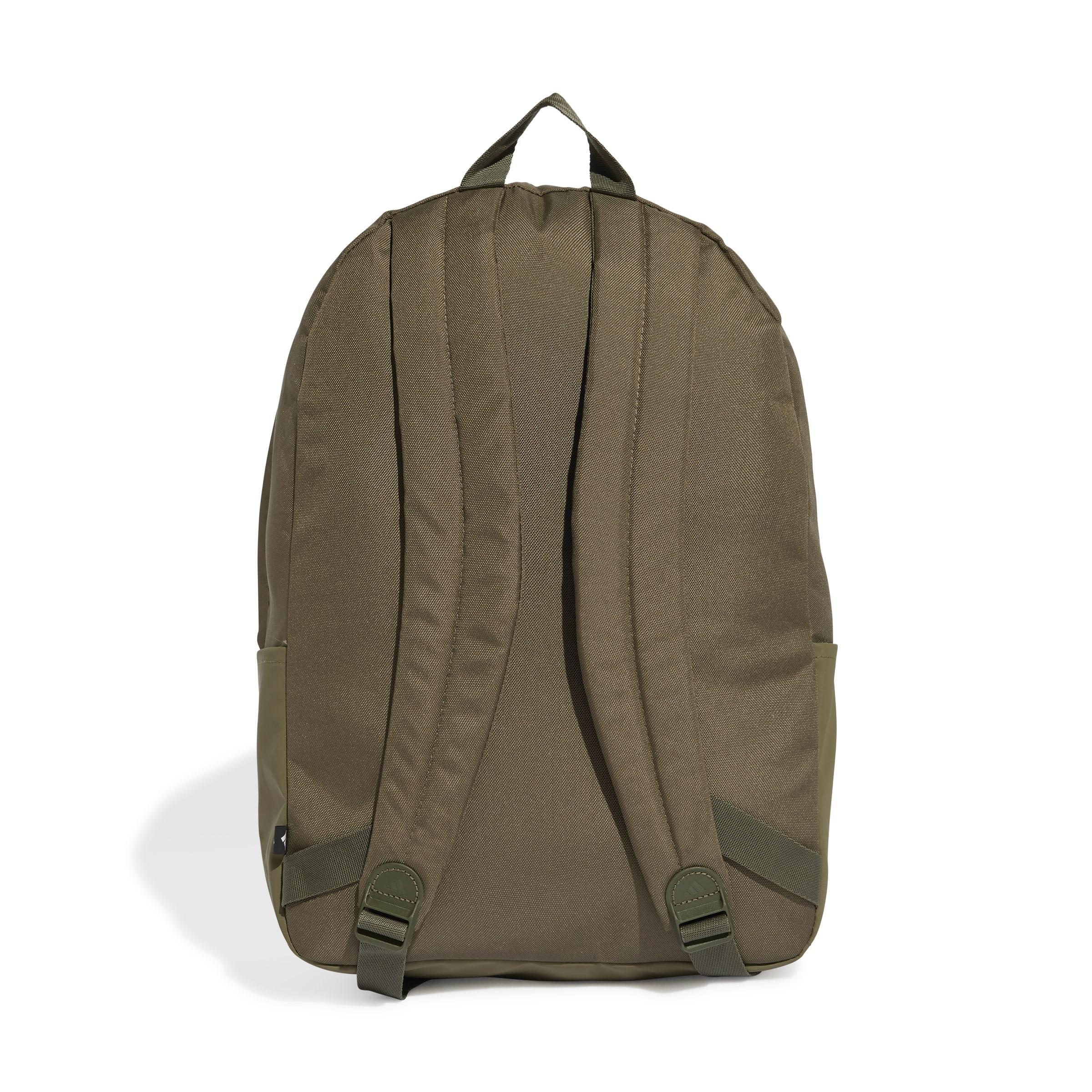 Unisex Classic 3 Bar Logo Backpack, Green, A701_ONE, large image number 2