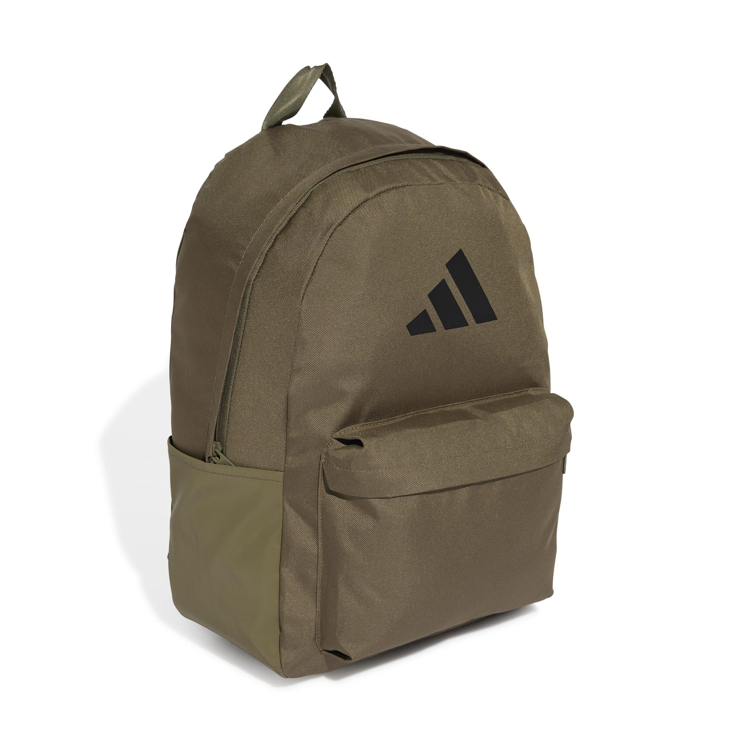 Unisex Classic 3 Bar Logo Backpack, Green, A701_ONE, large image number 5