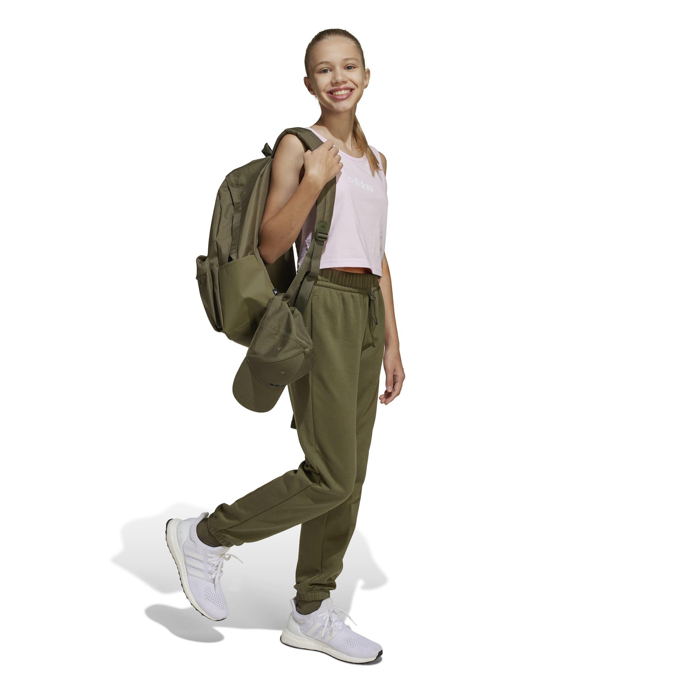Unisex Classic 3 Bar Logo Backpack, Green, A701_ONE, large image number 6