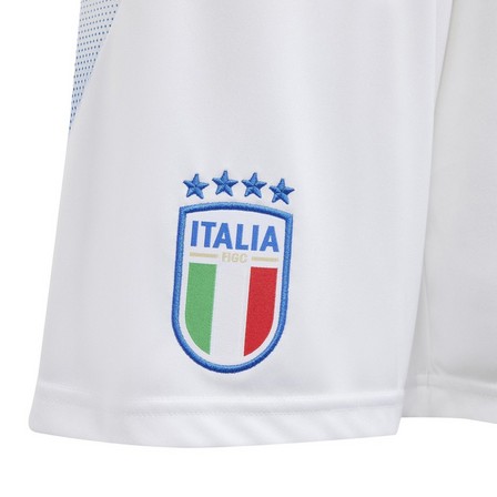 Kids Boys Italy 24 Home Shorts, White, A701_ONE, large image number 2