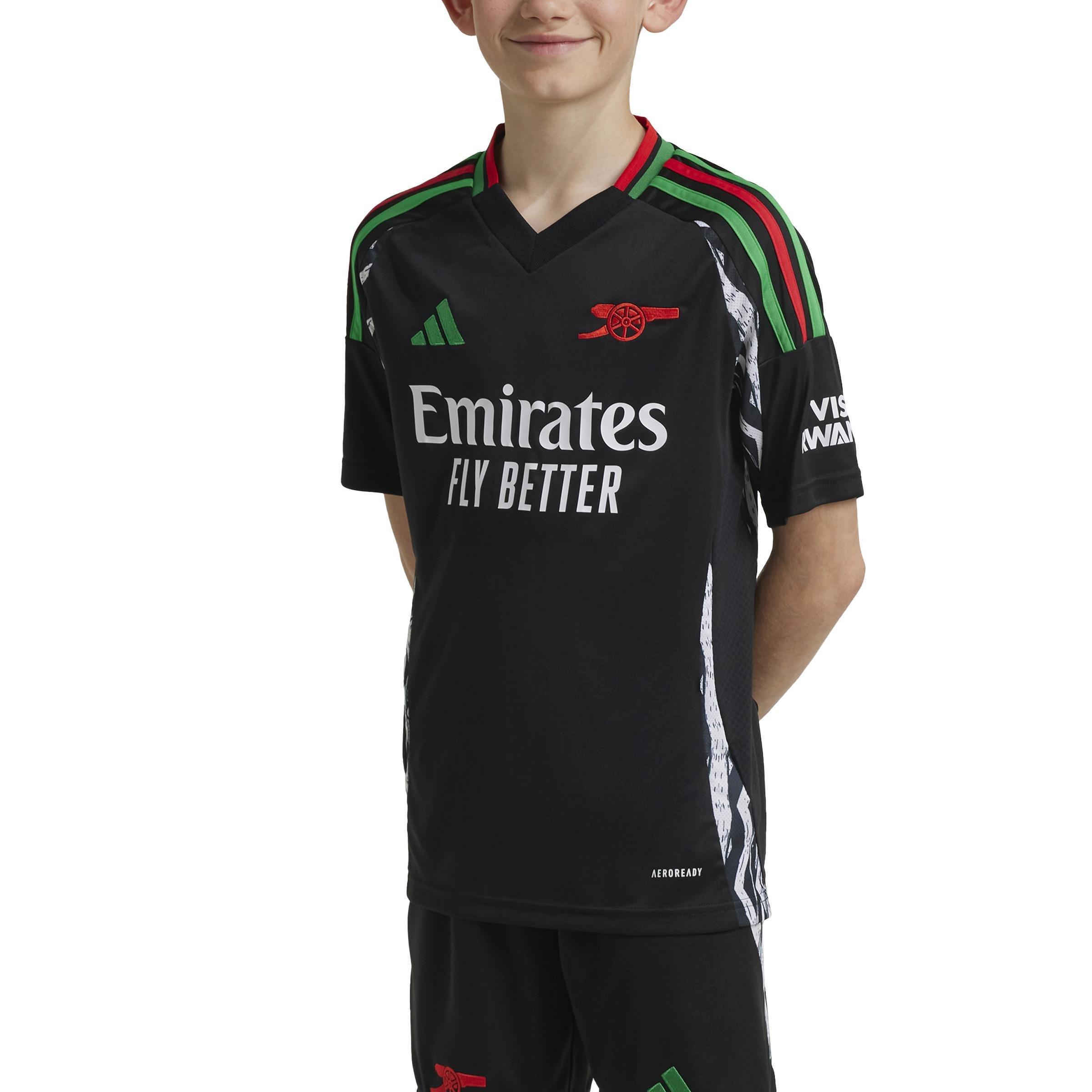 Kids Boys Arsenal 24/25 Away Jersey Kids, Black, A701_ONE, large image number 1