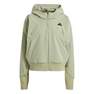Women Z.N.E. Woven Full-Zip Hoodie, Green, A701_ONE, thumbnail image number 2