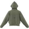 Women Z.N.E. Woven Full-Zip Hoodie, Green, A701_ONE, thumbnail image number 10